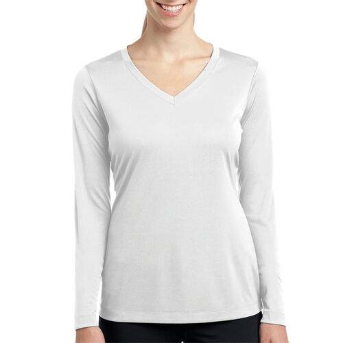 SHS Tennis L/S Dry Fit - Ladies V Neck Thumbnail